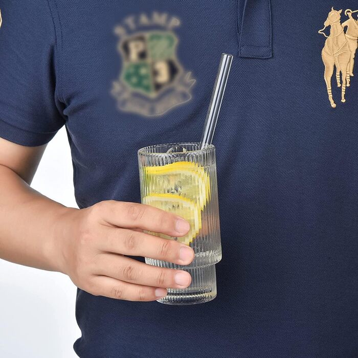 Набір коктейльних келихів ALINK з 4 шт. , келих для пива, келих для лонгдрінк, склянки для води, склянки для кави з льодом із соло