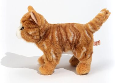 М'яка іграшка Teddy Hermann 90682 Кішка 20 см, червоно-мармурова, з перероблених матеріалів