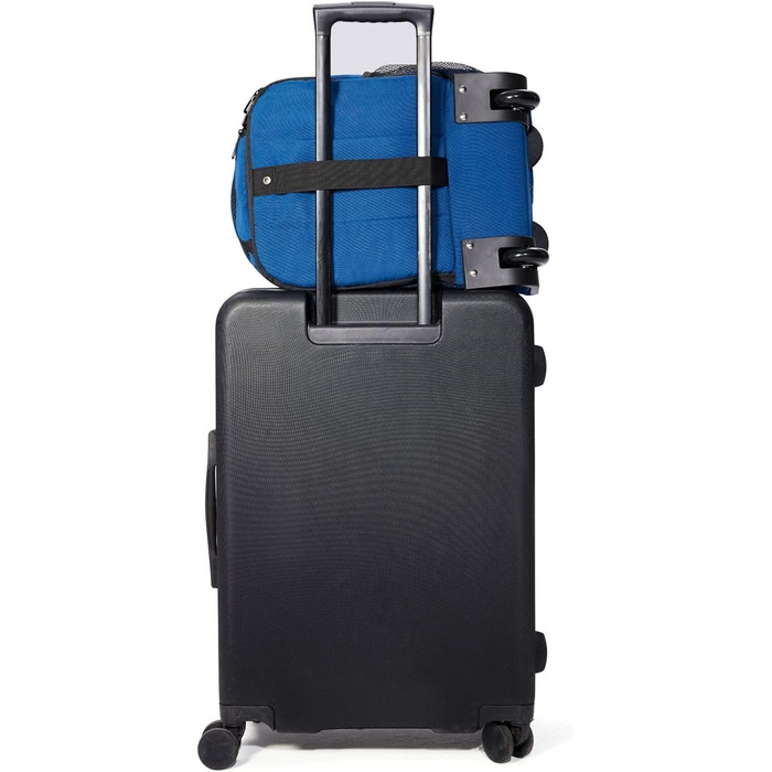 Рюкзак-візок Aircruiser Hybrid 40 x 30 x 20 см з колесами, ручна поклажа Ryanair, ручна поклажа Wizzair, дорожній рюкзак для літака (синій, 40x30x20 см - з колесами), синій 40x30x20 см - з колесами