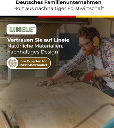 Стіл з натуральним краєм 140x80 см Товщина стільниці 3,6 см Обідній стіл з масиву акації з U-подібною основою, справжнім натуральним краєм, натурального кольору Ручна робота та міцний Доставка до потрібного вам місця включена. Коричневий 140 x 80 см (з U-