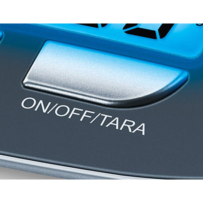 Кухонні ваги Beurer 704.15 KS 25 з ваговою чашею на 1,2 л, цифрові кухонні ваги з функцією зважування тари та вантажопідйомністю 3