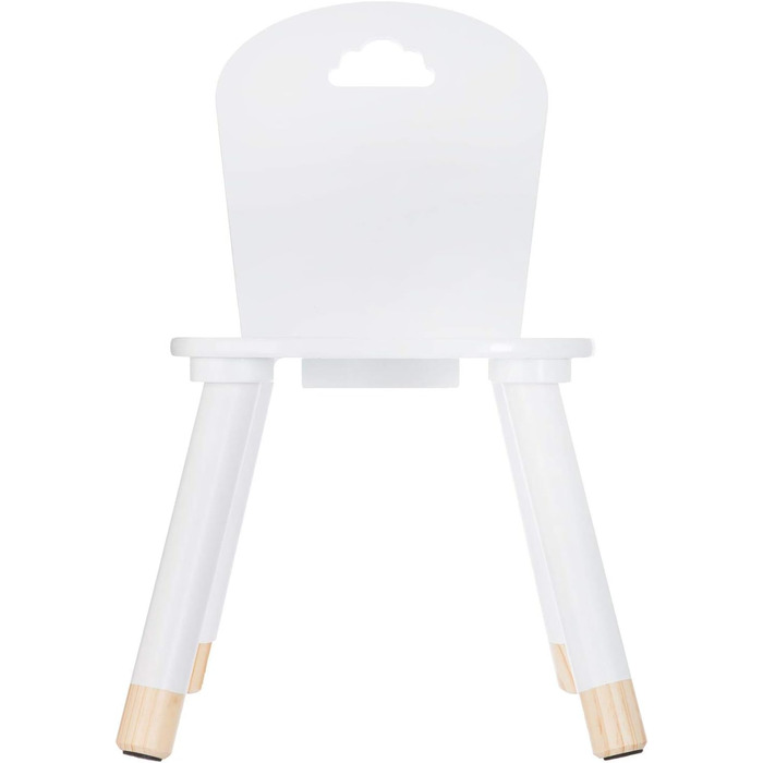 Дитячий стільчик Atmosphera Kids з м&39якої деревини, білий