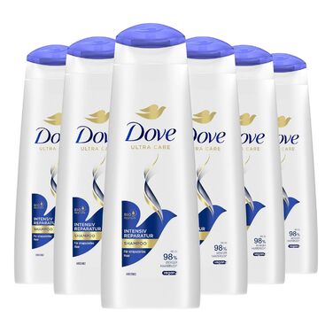 Шампунь Dove Intensive Repair для пошкодженого волосся з інтелектуальною системою відновлення 250 мл 6 шт. , Відновлювальний без запаху (6 x 250 мл)