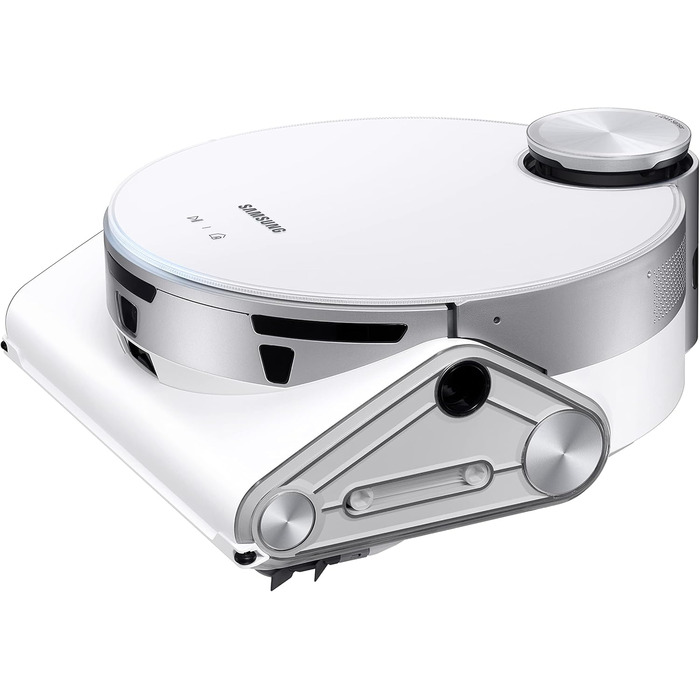 Робот-пилосос Samsung Jet Bot AI VR50T95735W/WA, потужність всмоктування 30 Вт, 0,2 , Clean Station, AI-розпізнавання об'єктів, 3D