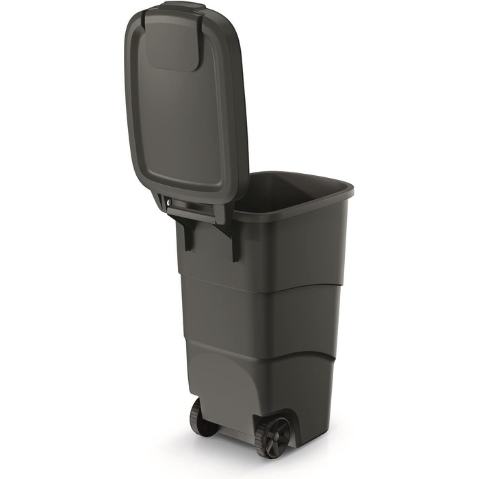 Відро для сміття Prosperplast Wheeler 90 л на колесах з кришкою Великий смітник Великий смітник Універсальний смітник пластиковий