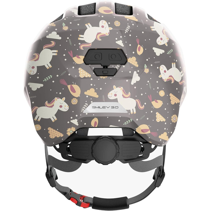 Дитячий шолом ABUS Smiley 3.0 - велосипедний шолом з низькою посадкою, зручним для дитини дизайном та місцем для косички - для дів