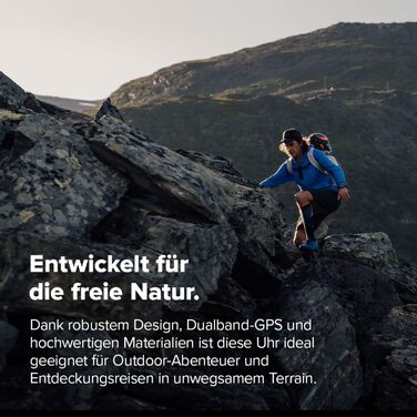 Годинник SUUNTO Vertical 2 Adventure, двочастотний GPS, понад 115 спортивних режимів, 1,5-дюймовий сенсорний екран, безкоштовні глобальні офлайн-карти, 40-денний час роботи від батареї, для тренувань та щоденних пригод, чорний