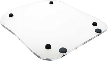 Розсувна дошка vhbw, сумісна з кухонним комбайном Kenwood Cooking Chef XL - Акрилове скло, 34,2 x 29 см