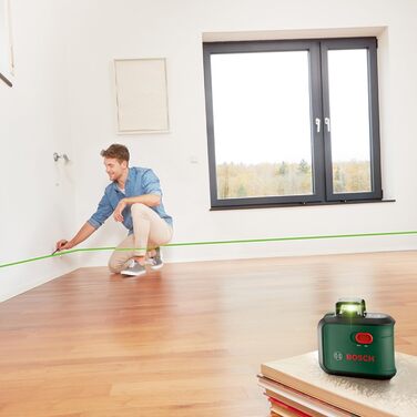 Хрестовий лазерний рівень Bosch AdvancedLevel 360 (зелений)