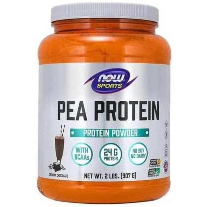 Гороховий протеїн NOW Foods, без смаку, 907 г