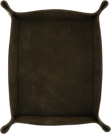 Лондо, шкіряний органайзер для зберігання речей, практична скринька для гаманців, годинників, ключів, монет, мобільних телефонів та канцелярського приладдя, зелений