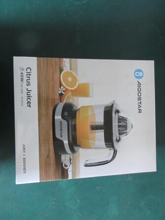 Електрична соковижималка для цитрусових, великий об'єм 1,2 л, соковижималка зі світлодіодним робочим підсвічуванням і 2 знімними к