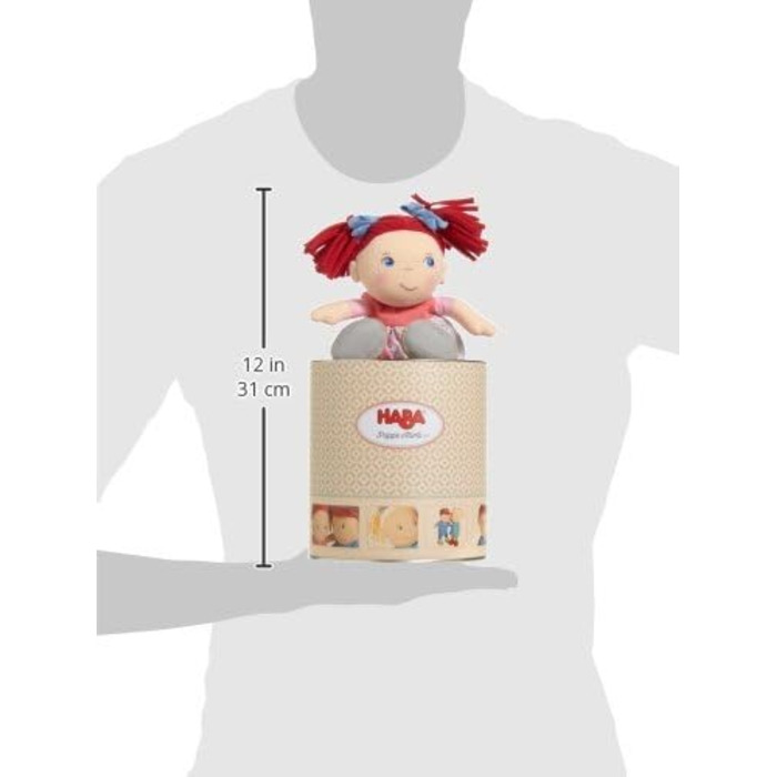 М&39яка ганчіркова лялька Doll Mirli, для дітей від 6 місяців для гри, обіймів і комфорту, подарунок на народження та хрещення, по