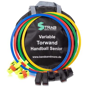 Стінка для футбольних воріт з еспандерами для професійних та ефективних тренувань / Набір для техніки ударів по воротах / Футбольні тренування (футбольні ворота - еспандери) Гандбольні ворота - кільця Ø50см