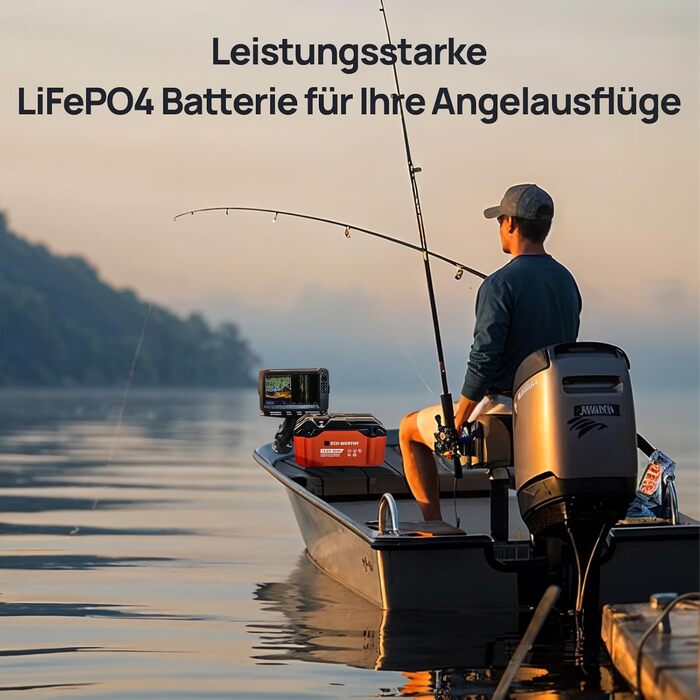 ЕКОЛОГІЧНО СТІЙКИЙ LiFePO4 акумулятор 12V 20Ah літій-іонний акумулятор з 3000-15000 глибоких циклів та захистом BMS для тролінгового двигуна, інвалідного візка, кемпінгу 12.8V 20AH на відкритому повітрі