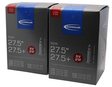 Камера велосипедна Schwalbe SV21F, чорна, 69.5 x 5.3-5.8 см, одинарна