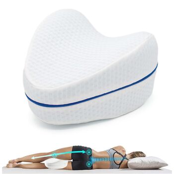 Колінна подушка Vital-Dream - Ортопедична подушка для сну на боці - Піна з ефектом пам&39яті для полегшення болю в стегнах та хребті