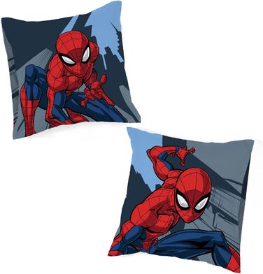 Комплект дитячої постільної білизни Marvel Spiderman City Streets 100 бавовна 135x200 см односпальний розмір - підодіяльник наволо
