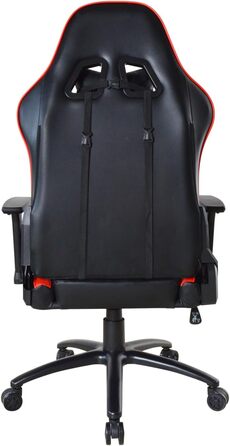 Геймерське крісло для високих людей - червоно-чорне
