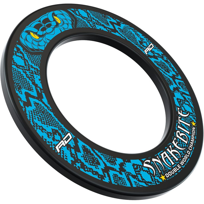 ЧЕРВОНИЙ ДРАКОН Чемпіон світу з дартсу Luke Humphries Окантовка для мішені для дартсу - Захисне кільце/настінний захист для мішені для дартсу, захист стіни на 360 виготовлений з піни високої щільності, міцний Peter Wright Snakebite