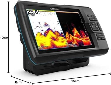 Розмір дисплея Striker Vivid Fishfinder 7 дюймів, вбудований ехолот Chirp і ClearV, включаючи датчик Так, GT20-TM