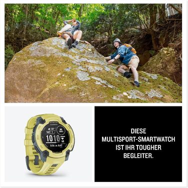 Годинник для різних видів спорту, дисплей 0.9 дюйма, до 16 днів роботи від акумулятора, понад 60 спортивних програм, тренер, прийом кількох супутників, сповіщення Electric Lime/ Electric Lime 45 mm Instinct E, 45mm GPS-