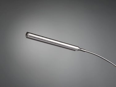 Стійка LED-світильник Reality Reed R41031507, матовий нікель, 5 шт. 3.5 Вт LED, диммерний вимикач, сріблястий