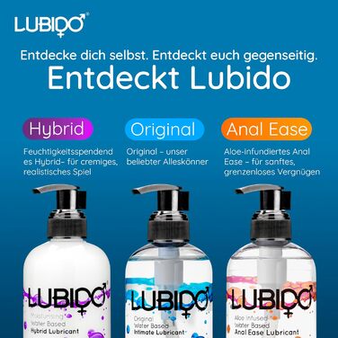 Лубрикант Lubido Jumbo Transparent, 500 мл