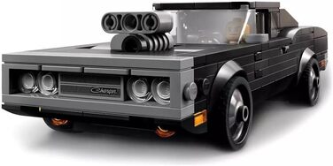 Іграшкова модель автомобіля для дітей, комплект із міні-фігуркою Домініка Торетто, 76912 Speed Champions Fast & Furious 1970 Dodge