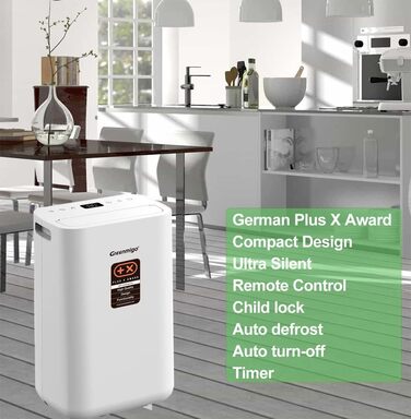 Осушувач повітря 13 л/добу (ALPHA-Q13 Pro WiFi),Осушувач підходить для приміщень площею від 20 м до 50 м,для приміщення підвалу кв