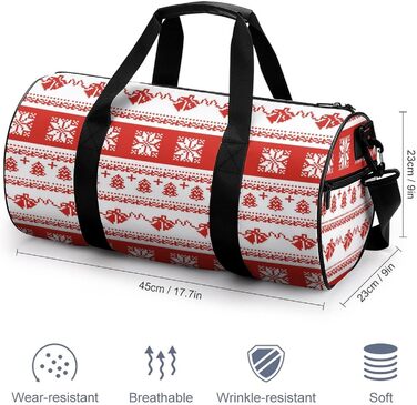 Спортивна дорожня сумка в червоно-білу смужку, унісекс, велика сумка для подорожей та спорту