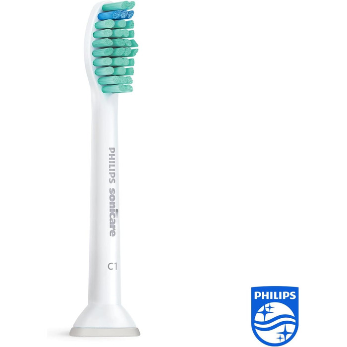 Оригінальні насадки для звукових зубних щіток Philips Sonicare ProResults Original - упаковка з 8 шт. у білому кольорі (модель HX6018/07) (4 шт. и (1 упаковка), 4 шт. и, стандартна коробка)