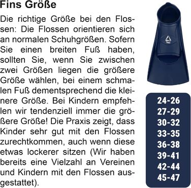 Ласти Tyron Speed Fins TS-8300 Короткі ласти для плавання для дітей та дорослих Тренувальні ласти для плавання 100 силікон, темно-синій, розміри 45-47