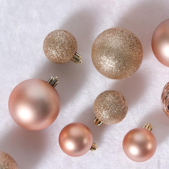 Різдвяні кульоки 48 шт білі BUBEFSKD