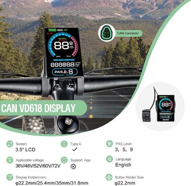 Комплект для переобладнання електровелосипеда Bafang 48 V 250 Вт середнього приводу