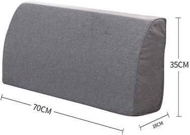 Подушка для спинки дивана YUR з товстої піни зі знімним чохлом, подушка для узголів&39я, подушка для підтримки попереку, велика спинка, подушка для читання, полегшує біль, темно-зелена