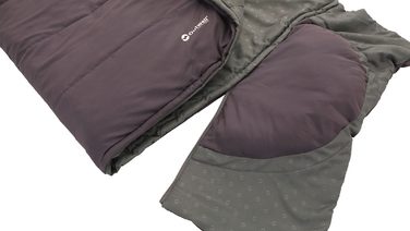 Спальний мішок Outwell Contour Reversible/+2°C Dark Purple Right (230372)