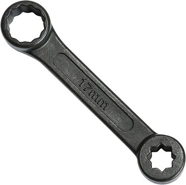 Торцевий ключ DPTOOL 17 мм, зміщений 12-гранний дизайн, 3/8-дюймовий привід, ключ для кріплення двигуна, сумісний з Mercedes Benz W140 W210