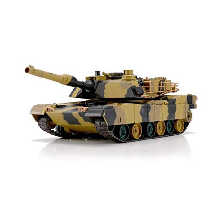 Радіокерований танк HENG LONG Panzer 124 M1A2 Abrams з функцією стрільби кулями та інфрачервоним променем