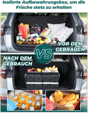 Органайзер для багажника автомобіля Сумка для багажника автомобіля Автомобільна коробка Автомобільна коробка Складана коробка Сумк