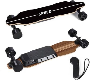 Електричний скейтборд D3L 31" Dual 500W Longboard – чотириколісний лонгборд з двома моторами 1000W, IPX4, 38 км/год, дальність 20 км, пульт 2.4G