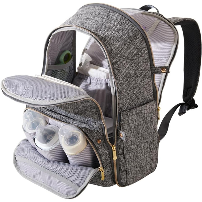 Сумка для мами Sunveno Багатофункціональна розбірна сумка для мами Великий пеленальний рюкзак з багатофункціональними сумками для