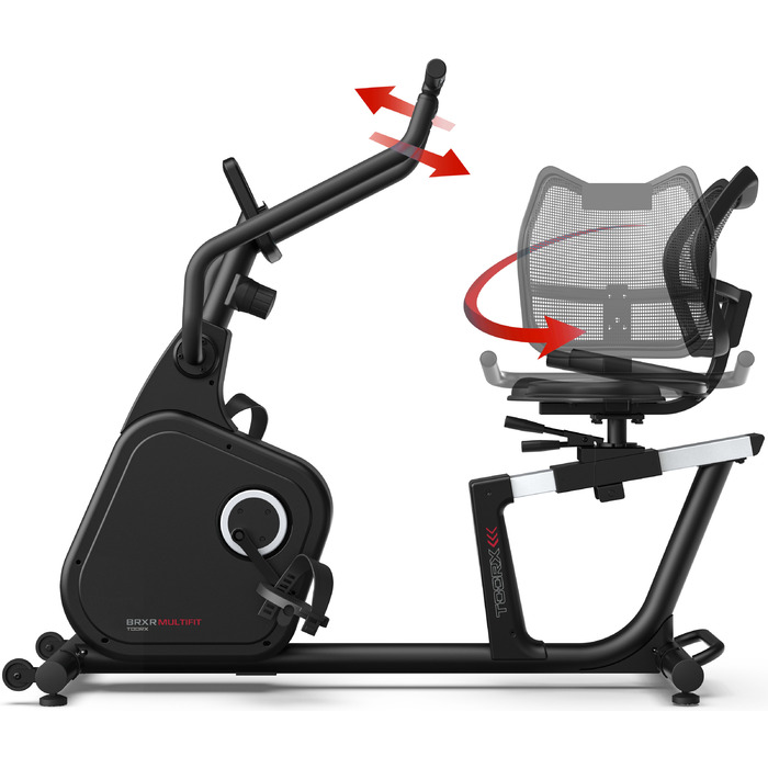 Горизонтальний велотренажер реабілітаційний Toorx Recumbent Bike BRXR Multifit (BRX-RMULTIFIT)