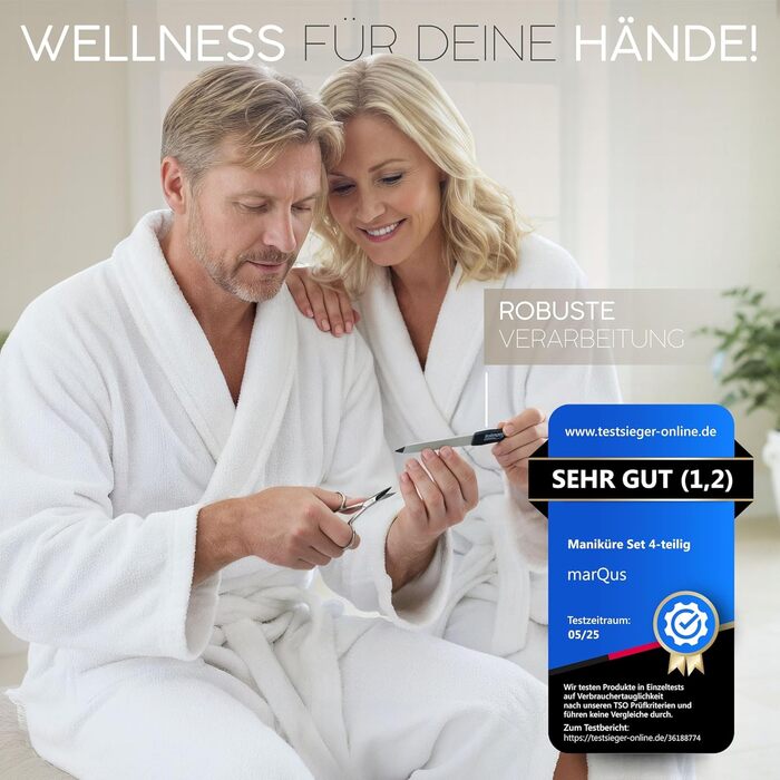 Набір манікюрних інструментів marQus (4 предмети)