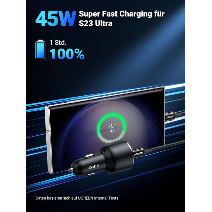 Прикурювач USB 63W 45W18W USB C автомобільний зарядний пристрій автомобільний зарядний пристрій USB C 12V PPS сумісний з iPhone 16