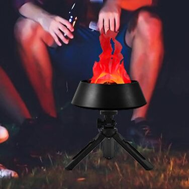 Світлодіодна лампа з полум&39ям - Електрична лампа з ефектом AC230V - Штучний світлодіодний ліхтар з ефектом полум&39я для саду, вечірки на Хелловін, Різдва, заднього двору, Хеллоуїна, різдвяної вечірки, кемпінгу, будинку з привидами