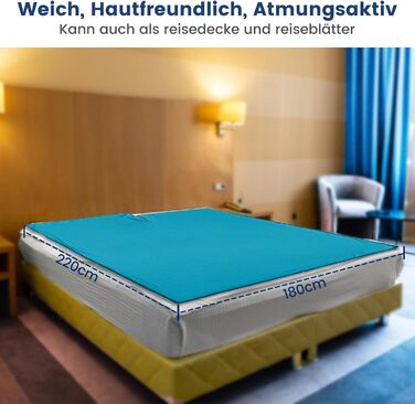 Ультралегкий атласний вкладиш для спального мішка, тонкий вкладиш для спального мішка з двосторонньою блискавкою, дорожній спальний мішок ідеально підходить для хостелів та походів, обов&39язковий аксесуар для походів, синій, 90 x 220 см