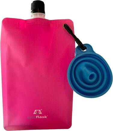 Багаторазова і прихована пляшка 425 мл, запатентований неметалевий пластик, гідратація, подорожі, свята, спорт, концерти, заходи,