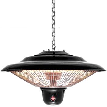 Стельовий радіаційний обігрівач TROTEC Design IR 1500 SC для патіо Інфрачервоний радіаційний обігрівач 3 режими нагріву 500 Вт / 1000 Вт / 1500 Вт Корисна площа 10 м Стельовий монтаж Енергоефективний