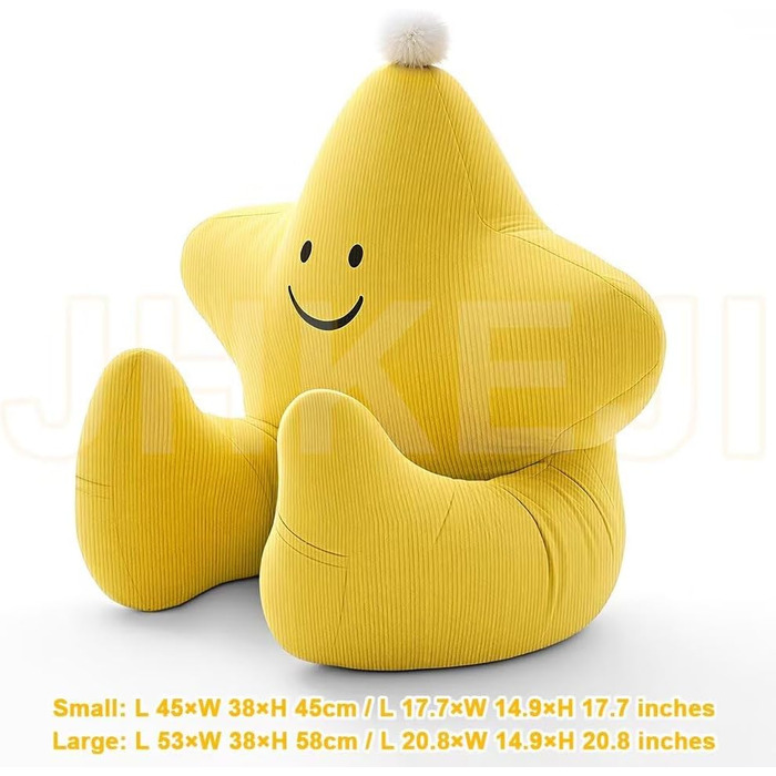 Дитяча подушка для читання на ліжко та диван, жовта вельветова спинна подушка з підлокітниками та кишенями, переносна подушка для ліжка, подушка для підтримки спини зі знімним чохлом, який можна прати, 53x38x58 см, жовтий.